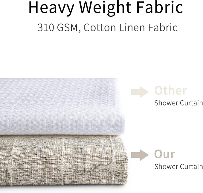 MitoVilla Boho Small Stall Shower Curtain 36 x 72 - Image 8