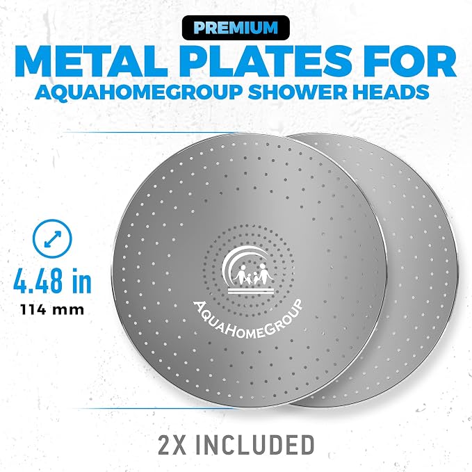 AquaHomeGroup Filtered Shower Head Replacement Spray Plates - Image 4