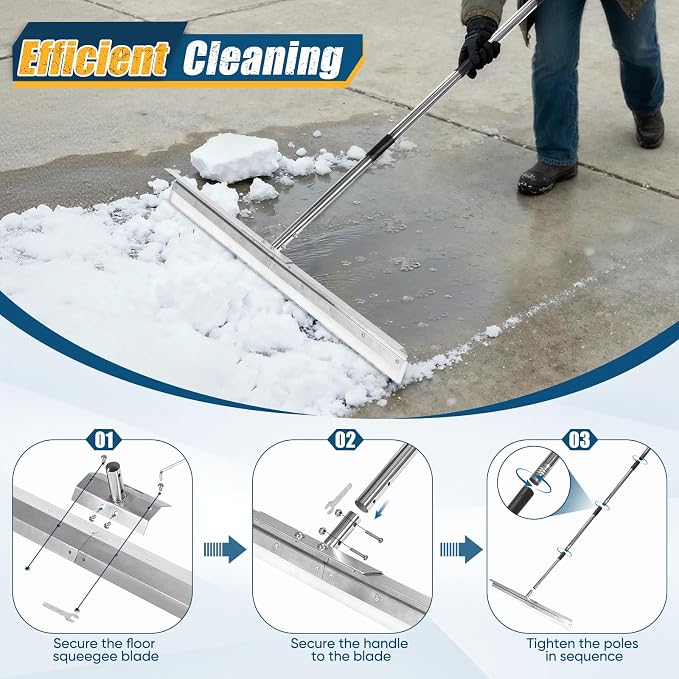 CAROD 33.4" Heavy Duty Floor Squeegee - Image 4
