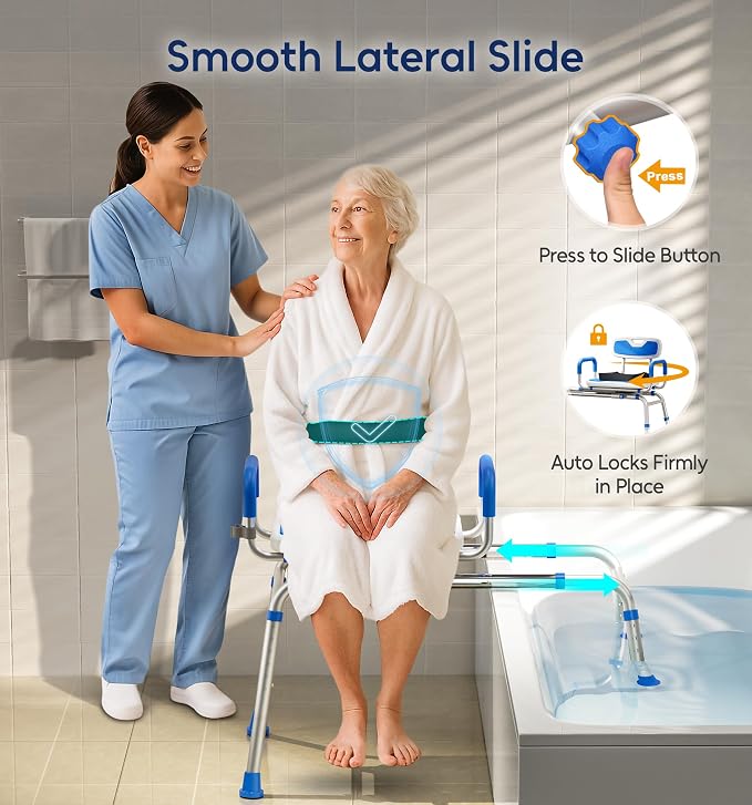 FSA/HSA Eligible Sliding Shower Chair - Image 5
