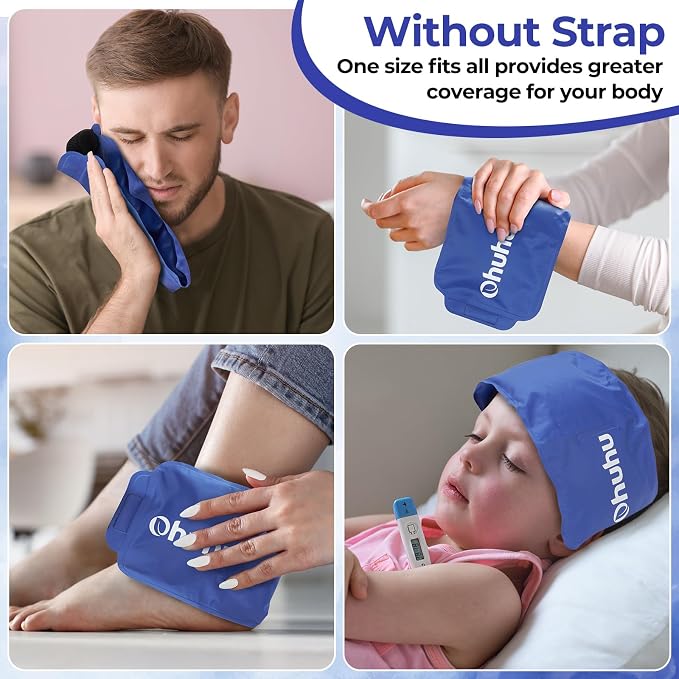 Ice Pack Wrap for Injuries: Ohuhu 2 Pack Reusable Ice Packs - Image 5