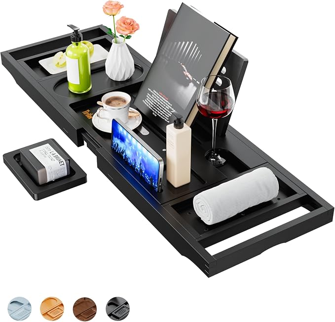 Yirilan Bathtub Tray, Expandable Bath Tray - Image 6