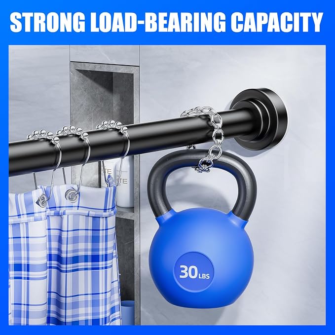 Ausemku Shower Curtain Rod - Image 4