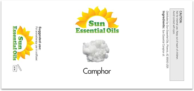 Sun Essential Oils – 8 oz Camphor Essential Oil - Image 2