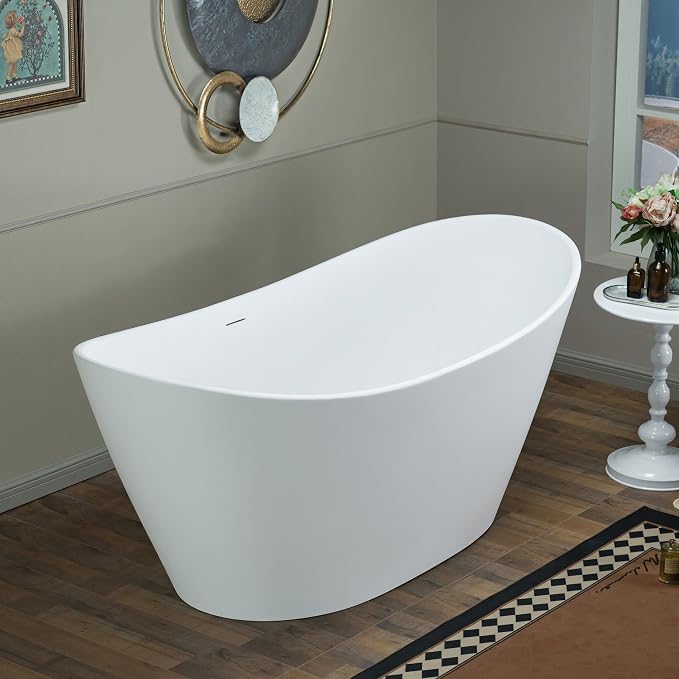 WOODBRIDGE 67 in. x 31.5 in. Stone Resin Luxury Contemporary Solid Surface - Image 5