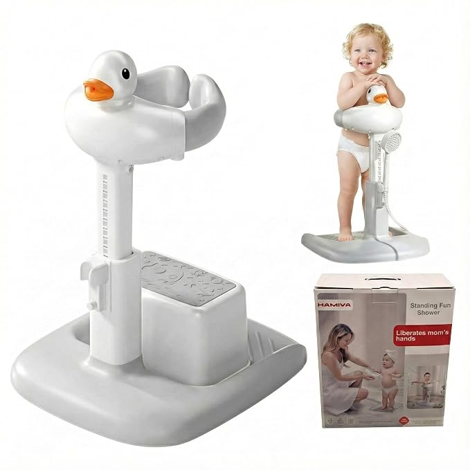 Baby Bath Stand with Built-in Seat by Unknown
