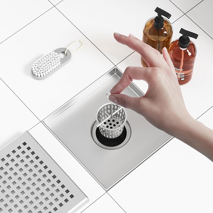 Neodrain 6-Inch Square Shower Drain - Image 5