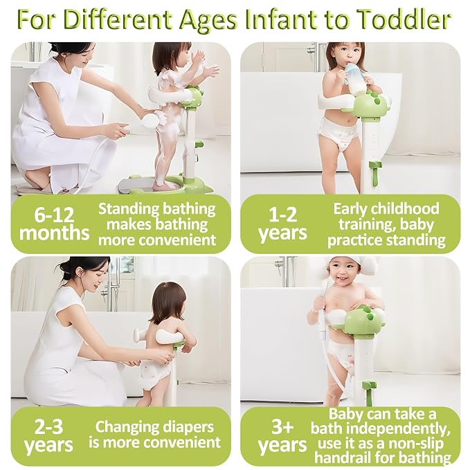 Baby Shower Stand, Baby Standing Bath - Image 7