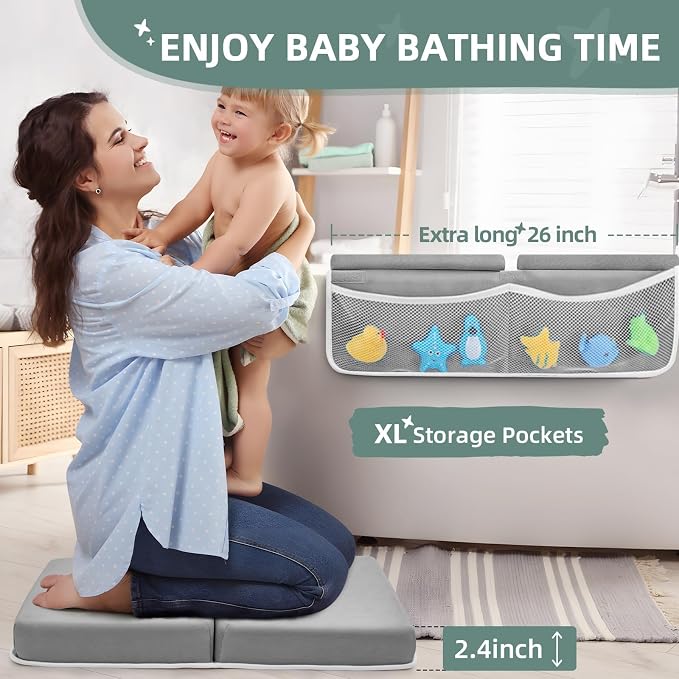 IFNOW Baby Bath Kneeler and Elbow Rest Pad Set - Image 2