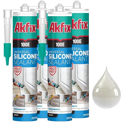 Akfix 100E RTV Clear Silicone Caulk by Akfix