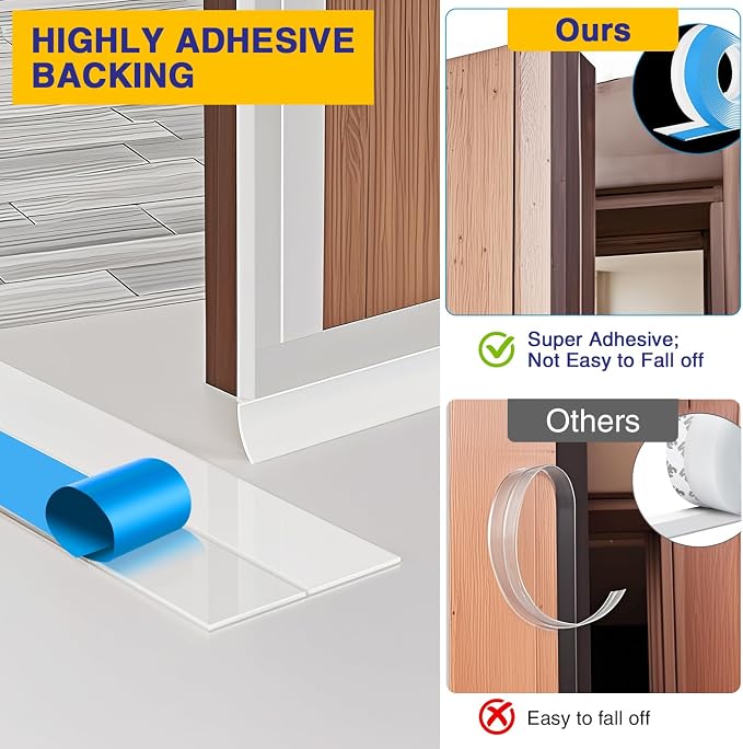 Weather Stripping Door Draft Stopper Door Bottom Seal Strip - Image 4