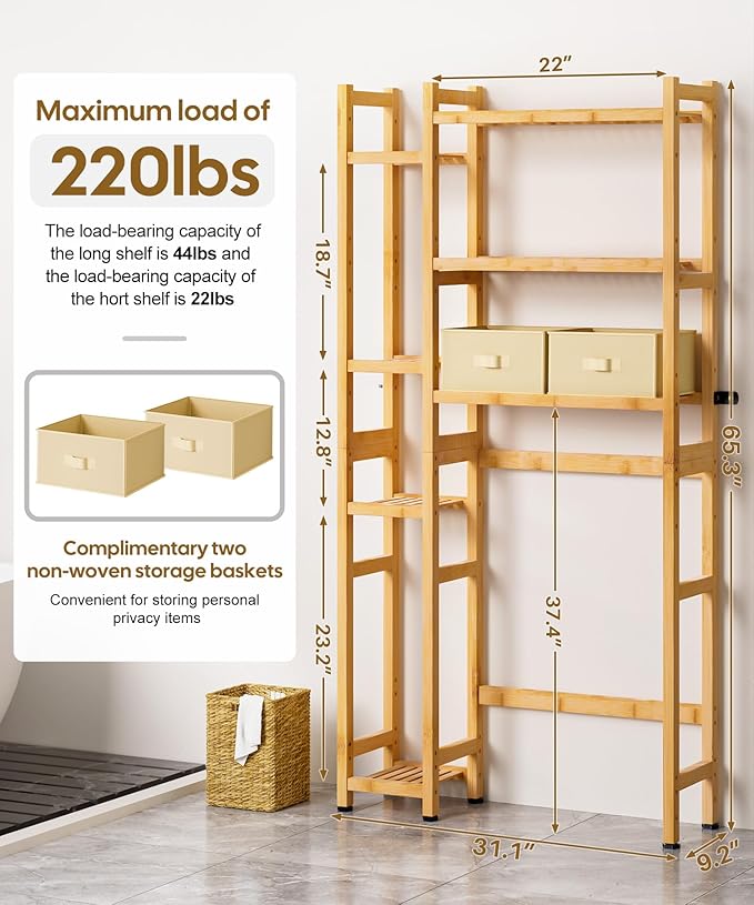 Homde Over The Toilet Storage - Image 2
