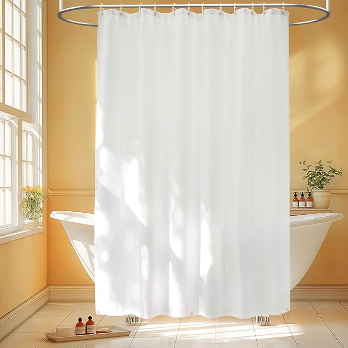 Waterproof Fabric Shower Curtain Liner by Seenus