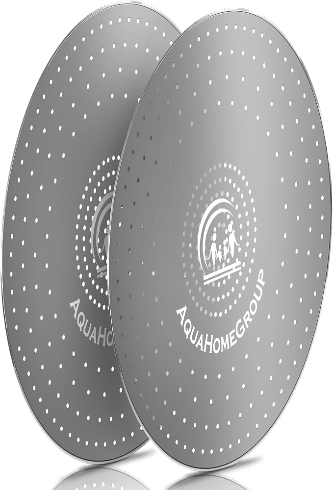 AquaHomeGroup Filtered Shower Head Replacement Spray Plates by Aquahomegroup