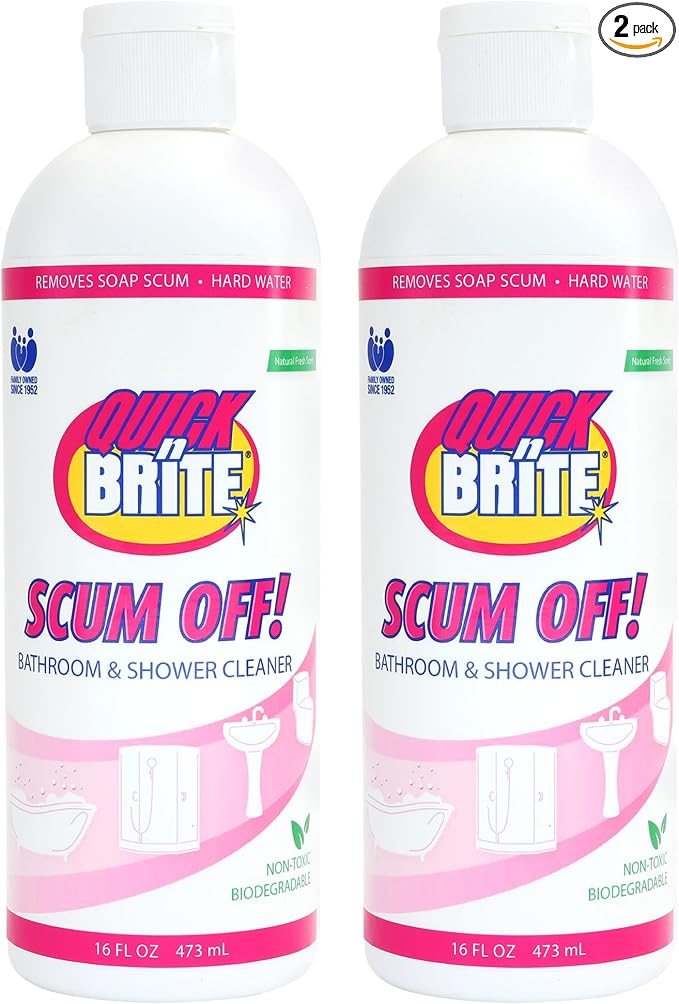 Quick 'n Brite Scum Off Shower Cleaner by QuickNBrite