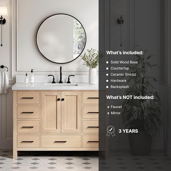 ARIEL 49'' Bathroom Vanity - Image 9