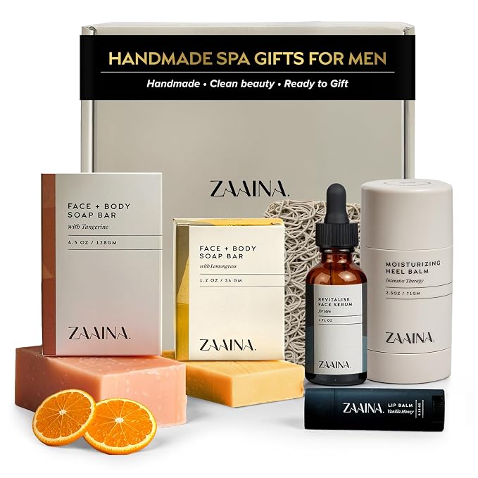ZAAINA Men’s Self Care Package, Relaxation Spa Gift Set by ZAAINA