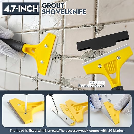 33 Pack Grout Removal Tool Kit, Tile & Caulk Remover Tools - Image 5