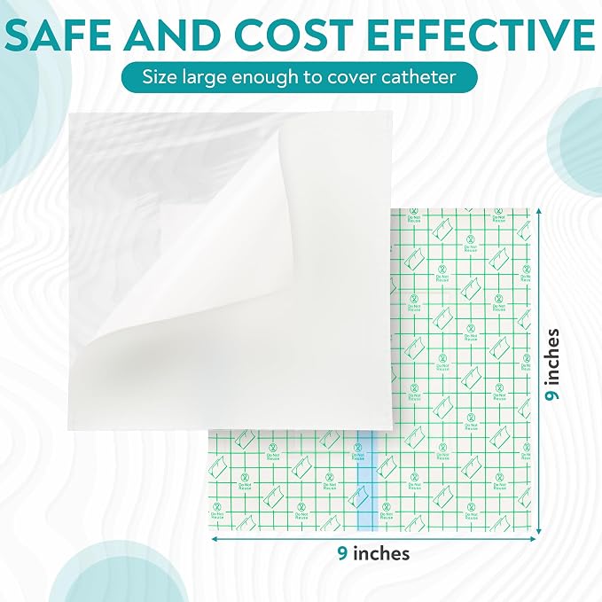 Hemodialysis Peritoneal Dialysis Large Waterproof Catheter Shower Cover - Image 2