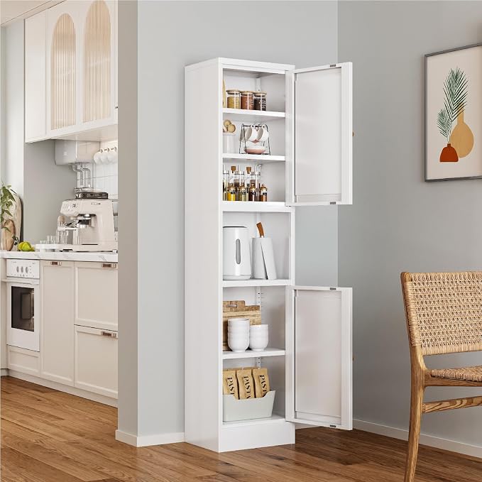 Metal Bathroom Storage Cabinet, Slim Metal Locker - Image 2