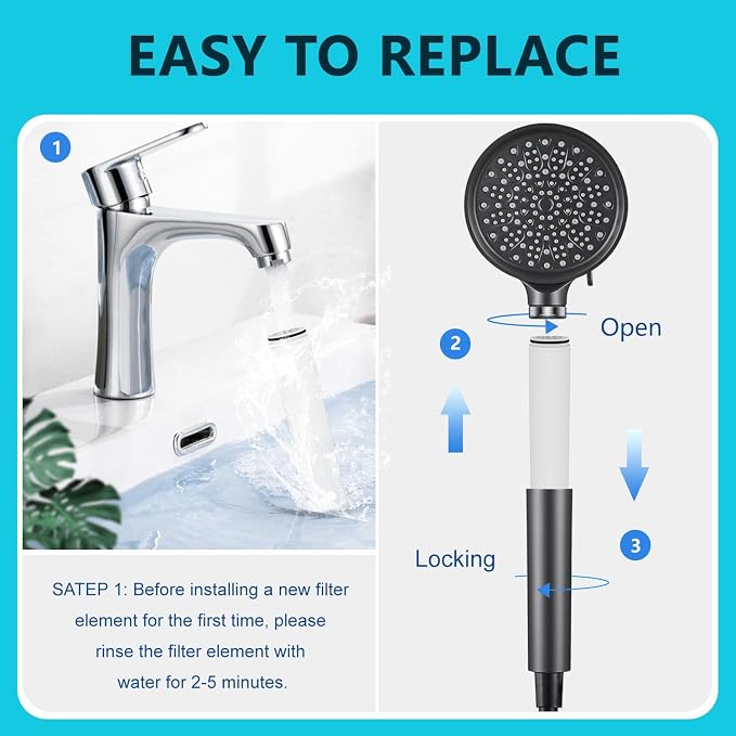 Water Fiter for Shower Head Filter, Compatible - Image 6