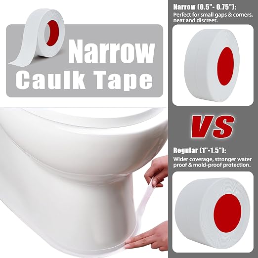 Caulk Strip Tape for Bath Kitchen, Used for Kitchen Sink Toilet Bathroom - Image 3