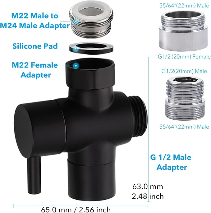 Sink Faucet Sprayer Set, Handheld Bidet Sprayer - Image 7