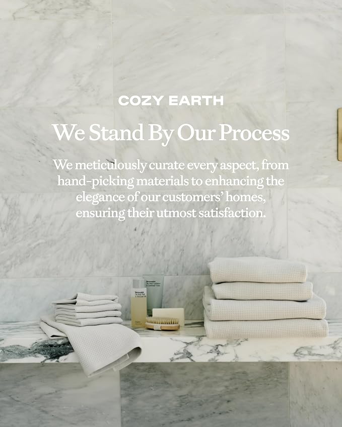 Cozy Earth Waffle Bath Towels - Image 6