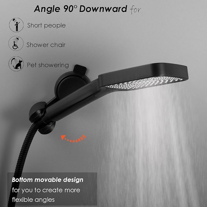 Suction Cup Hand held Shower Head Holder- Reusable - Image 3