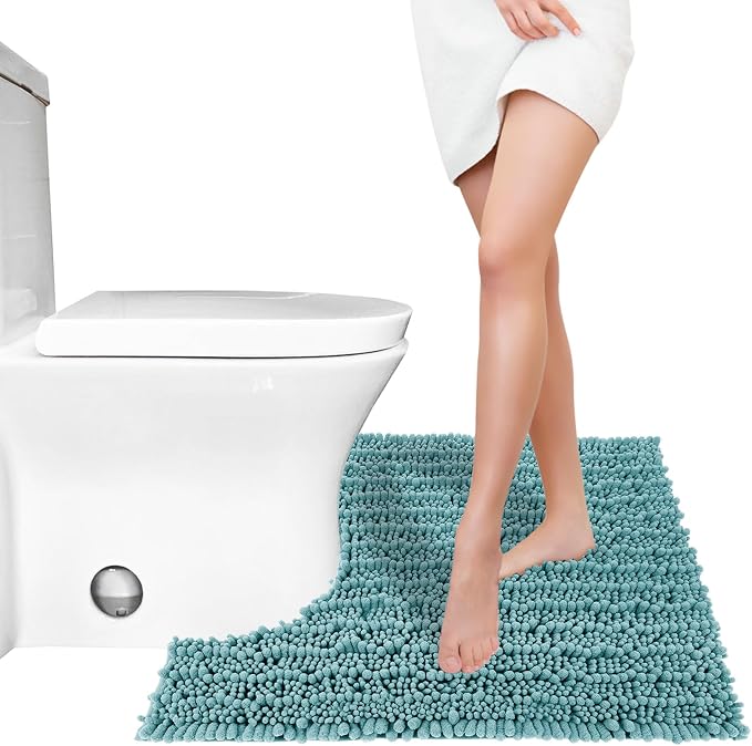 Yimobra Toilet Rug U Shaped Washable 24x20 Inch - Image 7