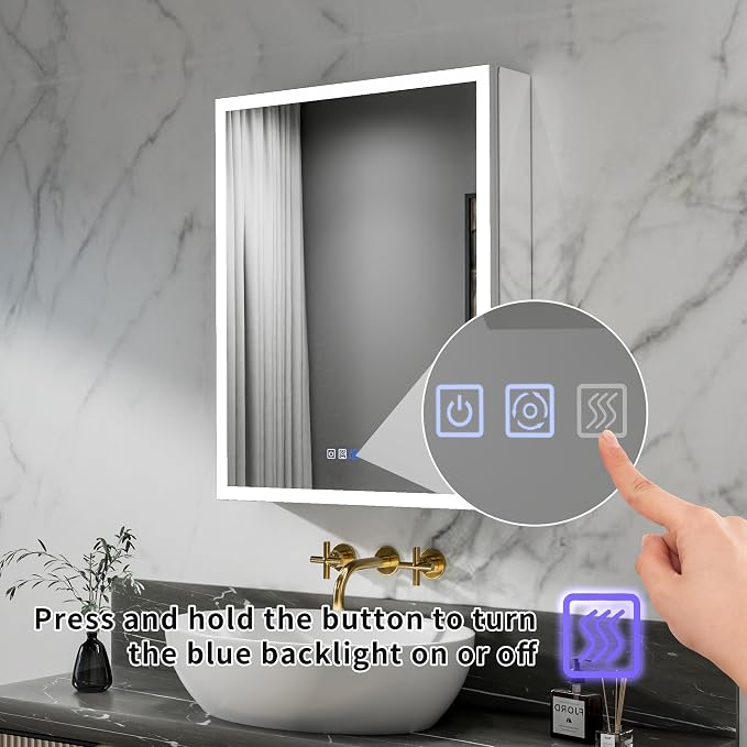 GroGro Lighted Medicine Cabinet - Image 3
