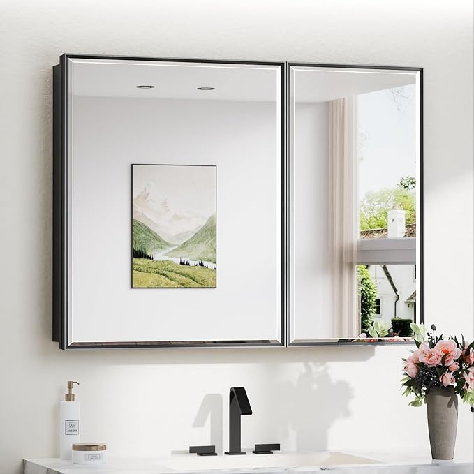 TokeShimi 40x30 Beveled Mirror by RefinedBathroomAccessories