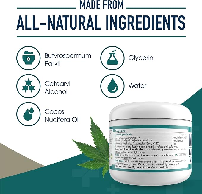 MARS WELLNESS MG+ Hemp Pain Cream - Image 6