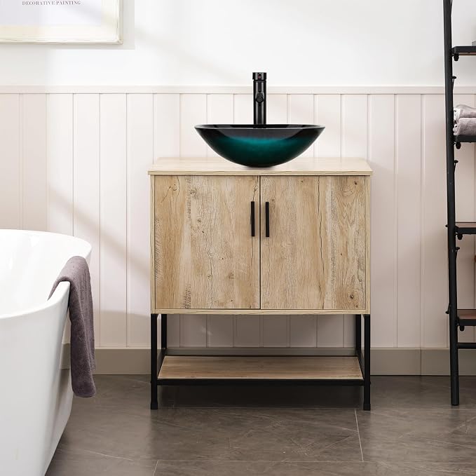 UEV Rustic Oak 30" Bathroom Vanity - Image 4