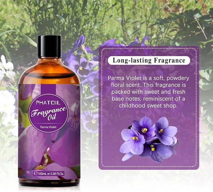 PHATOIL 3.38FL.OZ Parma Violet Fragrance Oils - Image 6