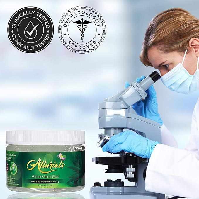 Allurials 99.75% Pure & Organic Aloe Vera Gel - Image 7