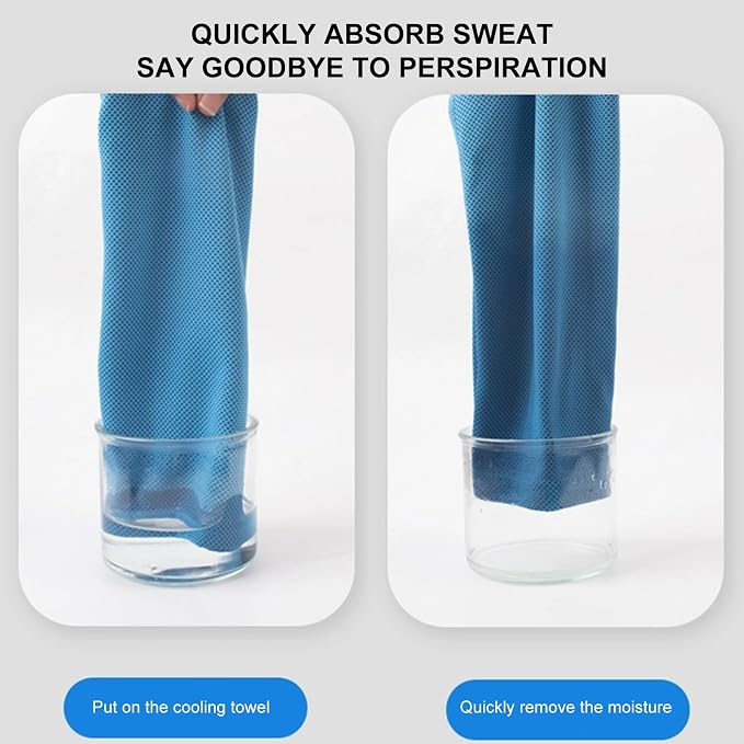 Portable Quick Dry Gym Towel Wicking Workout Cooling - Image 7