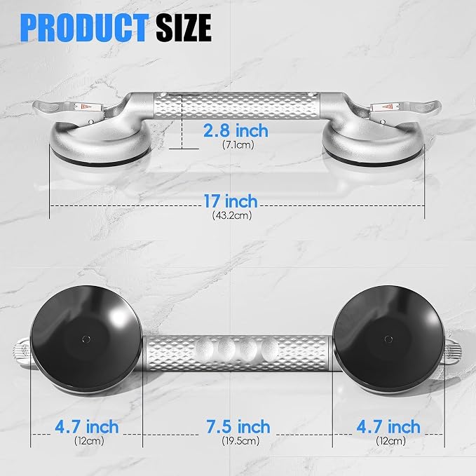 17 Inch Upgrade Strong Suction Grab Bars - Image 5