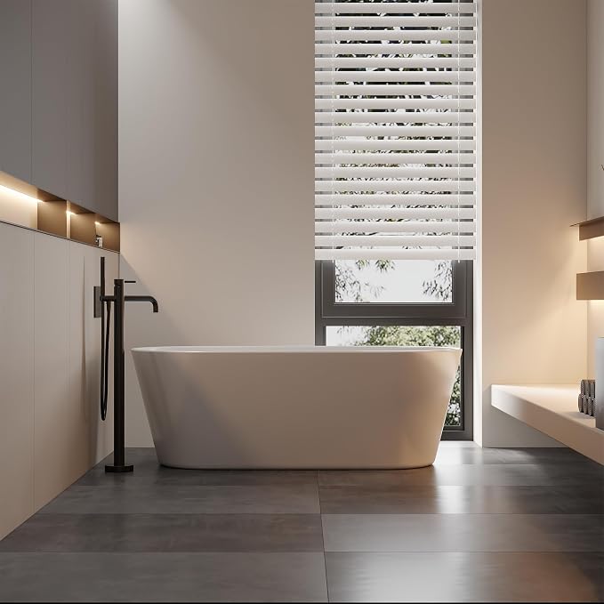 59 in Acrylic Freestanding Bathtub - Image 7
