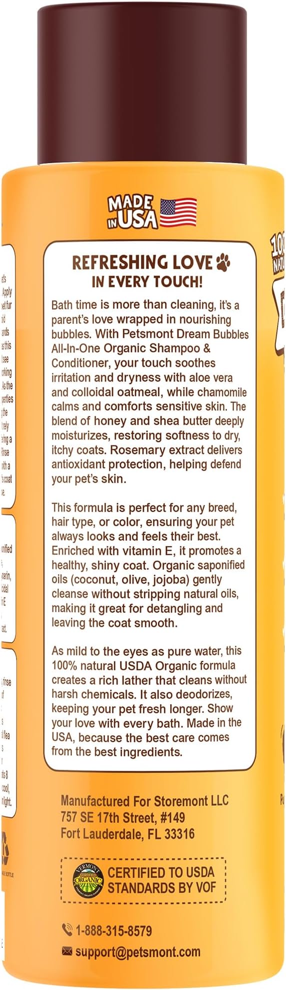Petsmont Dream Bubbles Organic Shampoo + Conditioner - Image 6