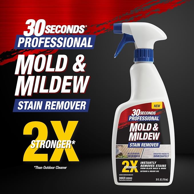 30 SECONDS Pro Mold and Mildew Stain Remover | Scrub Free | Brighter Results - Image 2