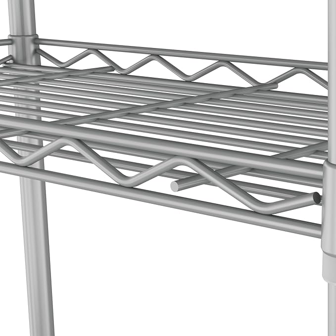 HOMEFORT 6-Tier Wire Shelving, 6 Shelves Unit Metal Storage Rack, Closet Shelves - Image 8