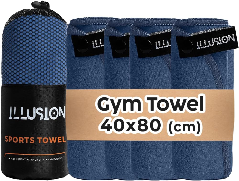illusion Small Microfiber Gym Towels by Unknown
