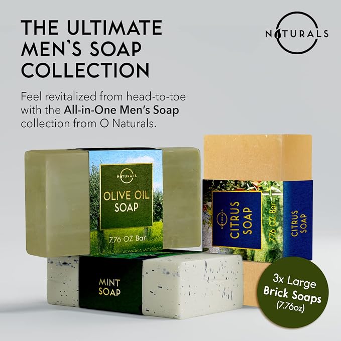 O Naturals Bar Soap for Men - Image 2