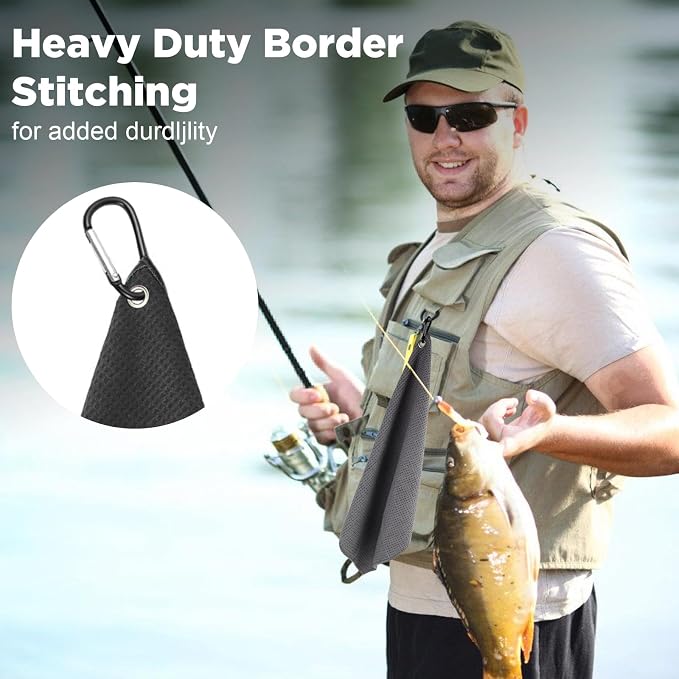 3 Pack Microfiber Fishing Towels - Image 5