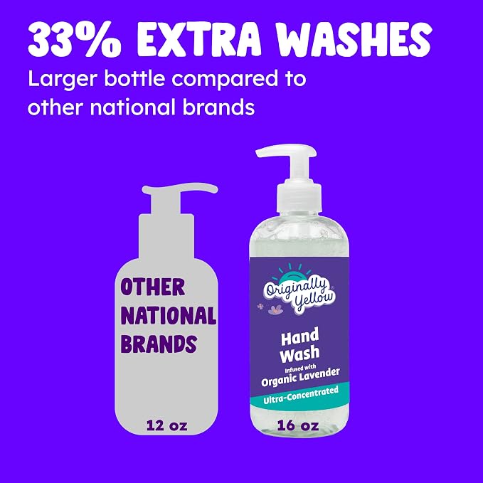 Originally Yellow Plant-Based Hand Soap All Natural Infused - Image 8