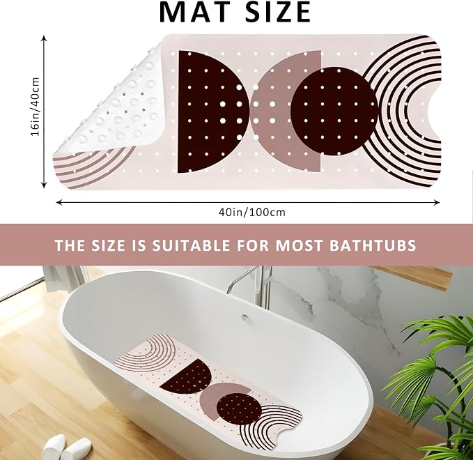 Rainbow Bathtub Mat Non Slip, Baby Bath Mat - Image 3