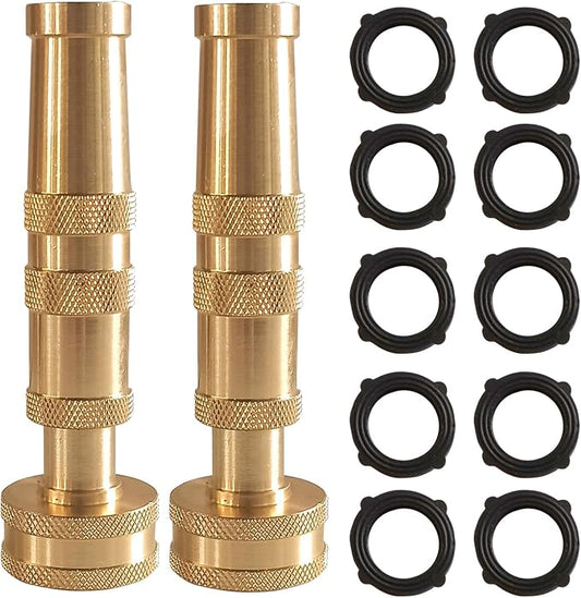 Hourleey Adjustable Twist Hose Nozzle, 2 Pack by Hourleey