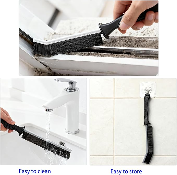 7 Pcs Hard Bristle Crevice Cleaning Brush Set - Image 4