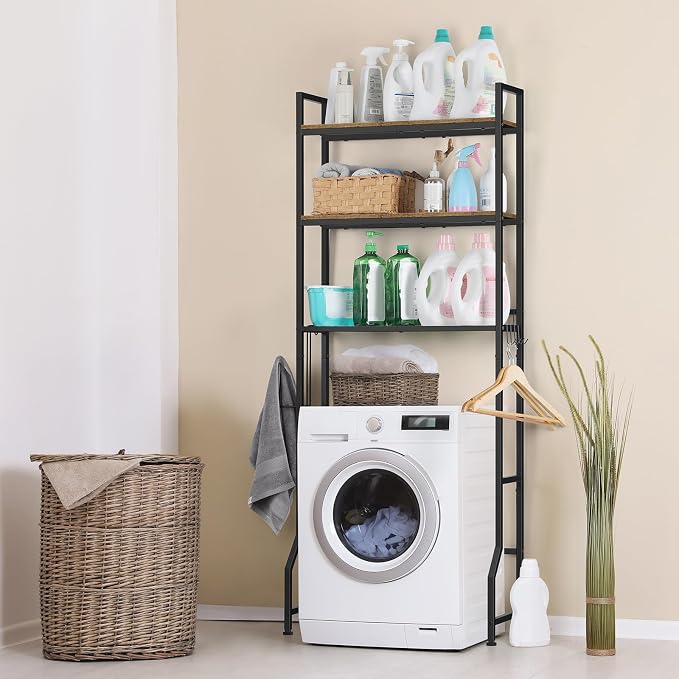 smusei Over The Toilet Storage Shelf, 3 Tier Bathroom Organizer Over The Toilet - Image 7